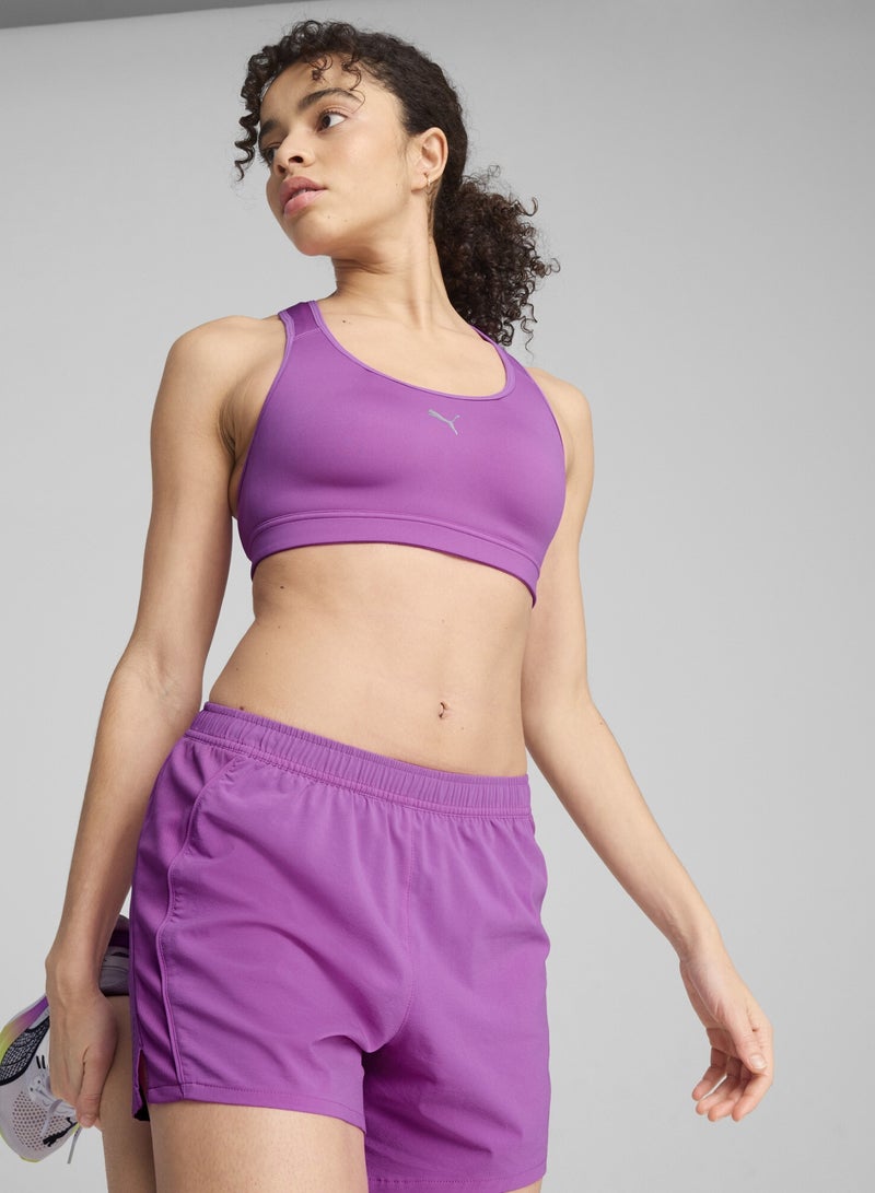 PUMA 4KEEPS RUN Womens Purple Sports Bra - Image 1